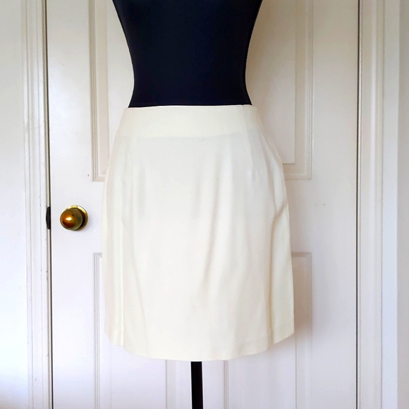 Rayon Blended Very Light Green Blazer and skirt set. - Picture 3 of 4